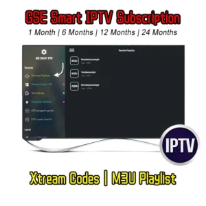 GSE Smart IPTV Subscription