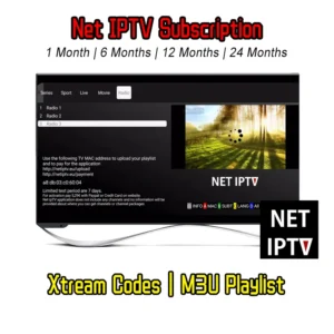Net IPTV Subscription