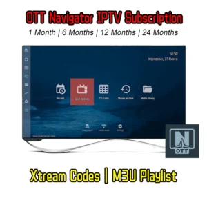 OTT Navigator IPTV Subscription