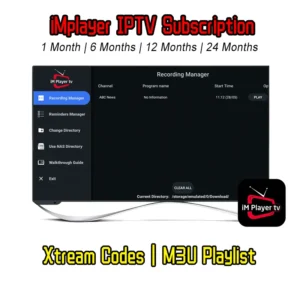 iMplayer IPTV Subscription